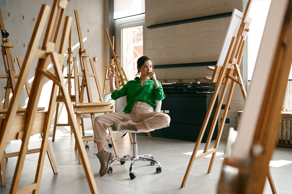 Artist paintbrush